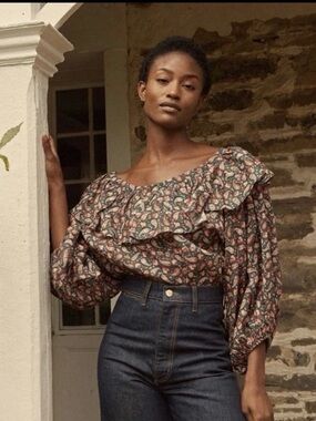 Dôen Cielito Paisley Blouse, size small